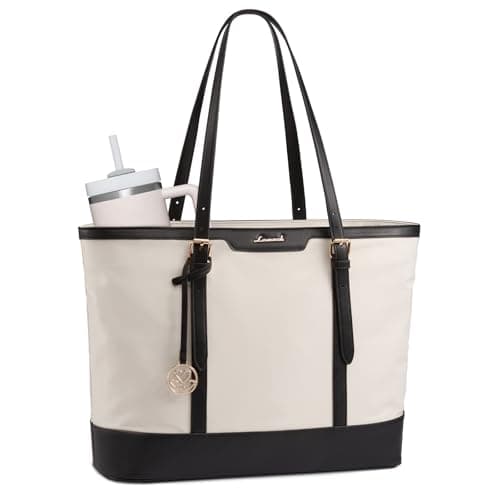 Image of LOVEVOOK Tote Bags for Women, Large Work Handbags with Zip, Ladies Totes Bag for School Travel Gym with 15.6inch Laptop Compartments, Womens Teacher Lightweight Shoulder Hand Bag