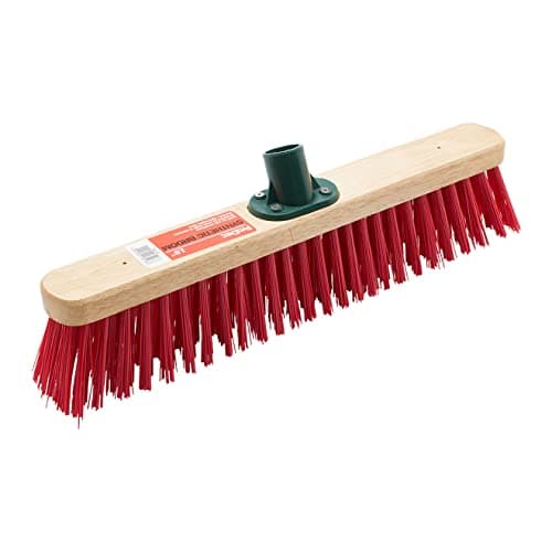 Image of ProDec 18 Inch Synthetic Fibre Sweeping Broom Head for Heavy Duty Outdoor Sweeping
