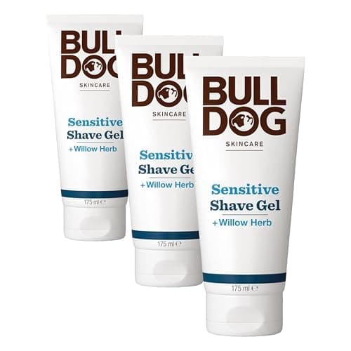 Image of Bulldog Sensitive Shave Gel, 175ml, 3 pack