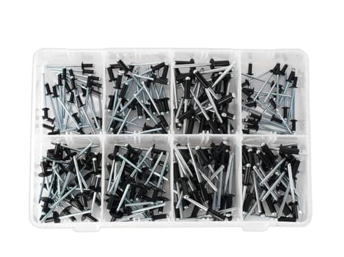 Image of Sealey Rivet Assortment 200pc Black Anodised