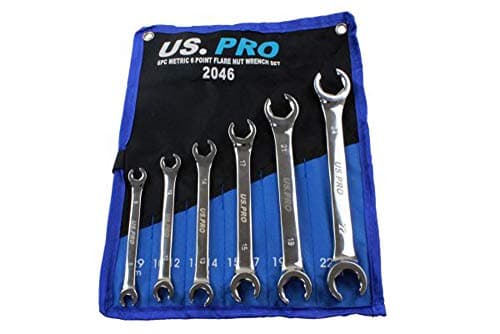 Image of BERGEN 6PC Metric 6 Point Flare NUT Wrench Set B1977