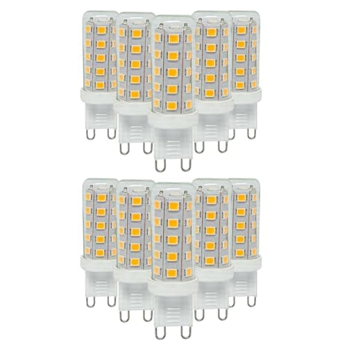 Image of paul russells Dimmable G9 LED Bulbs - Daylight 6500K, 3W, Equivalent to 25W Halogens, AC 220-240V, 250LM, CRI>80, Energy Saving G9 LED Capsule Light Bulbs for Home Lighting, Flicker-Free, 10 Packs