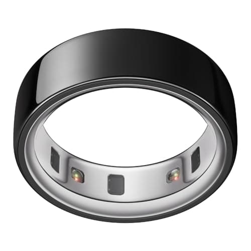 Image of OURA Ring 4 - Black - Size 11 - Smart Ring | First Sizing Kit | Sleep Tracking Wearable - Heart Rate - Fitness Tracker - Up to 8 Days Battery Life