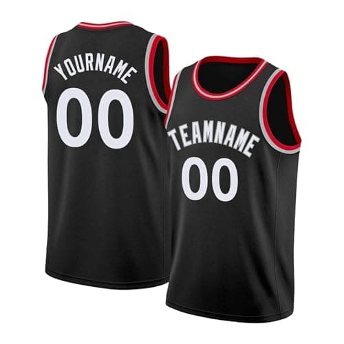 Image of Custom Basketball Jersey Personalized Basketball Vest with Name Number #23 24 Team Uniform Retro Sleeveless Sports Shirt for Men Women Youth