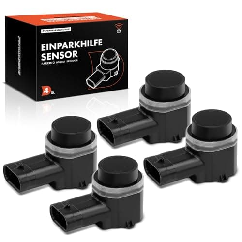 Image of Frankberg 4X Parking Assit Sensor 3-Pin Front Rear Compatible with Golf Plus 521 5M1 1.2L-2.0L 2005-2013 P.a.s.s.a.t 3C2 1.4L-3.6L 2005-2010 A4 8K2 B8 1.8L-3.2L 2007-2015 Replace# 1S0919275