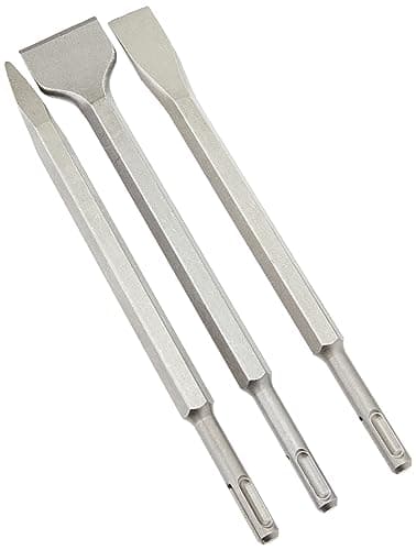 Image of Silverline 515779 SDS Plus Hex Chisel Set 3pce 250 mm – 20, 40 mm and Point