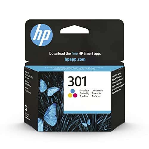 Image of HP 301 Tri-Colour Original Ink Cartridge (CH562EE) – For DeskJet 1000, 1010, 1050, 1510, 2050, 2510, 2540, 3000, 3050, 3055, ENVY 4500, 5530, OfficeJet 2620, 4630