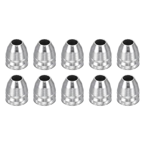 Image of sourcing map 10pcs Round Axe Handle Wedge 8mm Bright Safety Metal Handle Wedges Hammer for Axe Claw Hammer Sledge, Silver