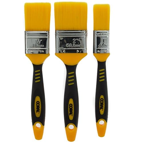 Image of Coral 31416 Zero-Loss 3 Paint Brush Set for a Seriously Good Finish and No Bristle Loss set 3 piece brush pack