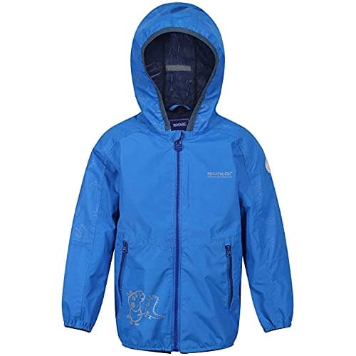 Image of Regatta Kids Peppa Pig Reflective Waterproof Shell Jacket Oxford Blue 3-4 Years
