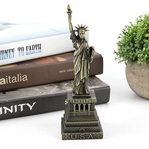 Image of CFTGIW Empire State ModelBuilding Mod Statue of Metal Building Model Desk Decoration Building Model State The Experience State at with Empire Precisely Right Building Down