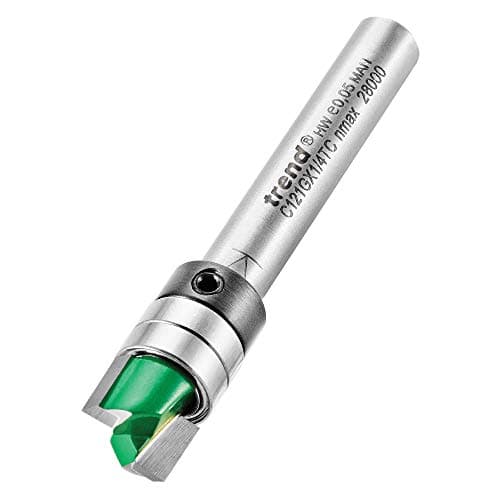 Image of Trend CraftPro Guided Profiler Router Cutter Bit, 1/4 Inch Shank, 9.5mm Cut Diameter & 6.35mm Cut Length, Tungsten Carbide Tipped, C121GX1/4TC