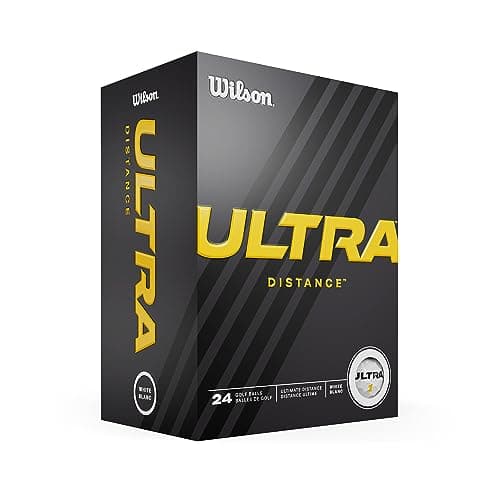 Image of Wilson Golf Balls, Ultra Distance, Two-Piece Golf Ball, 24 Balls, White