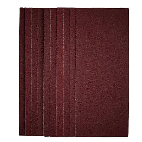 Image of Draper 56329 1/2 Sanding Sheets, 115 x 280mm, 80 Grit (Pack of 10)
