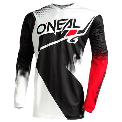 Image of O'Neal Boys' Element Racewear Youth Jersey, Black/White/Red, L