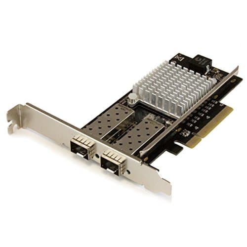 Image of StarTech.com 10G Network Card - 2x 10G Open SFP+ Multimode LC Fiber Connector - Intel 82599 Chip - Gigabit Ethernet Card (PEX20000SFPI)
