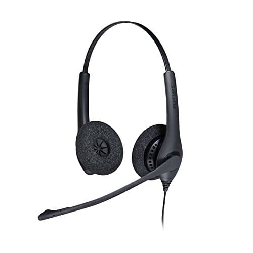 Image of Jabra Biz 1500 USB-A On-Ear Stereo Headset - Corded Headphone with Noise-cancelling Microphone, Control Unit and Volume Spike Protection for Deskphones and Softphones