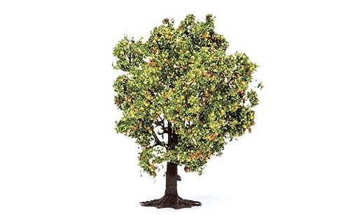 Image of Hornby R7213 Apple Tree (with Fruit) for Model Railway OO Gauge, Model Train Accessories for Adding Scenery, Dioramas, Woodland, Buildings and More, Model Making Kits - 1:76 Scale Model Accessory