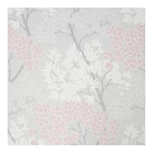 Image of Fresco Lykke Tree Pink Floral Wallpaper | Pink Floral Wallcovering | Eco-Friendly Wallpaper