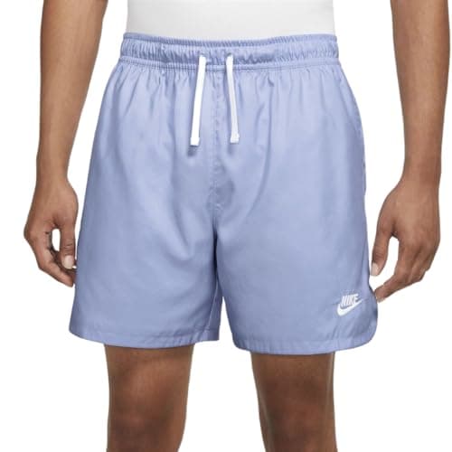 Image of Nike NSW Woven Flow Shorts, Lt Marine/White, Large