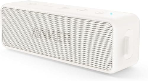 Image of Anker Soundcore 2 Portable Bluetooth Speaker with 12W Stereo Sound, BassUp, IPX7 Waterproof, 24-Hour Playtime, Speaker for Home, Outdoors, Travel