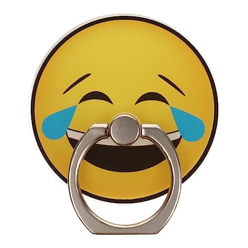 Image of Crying Laughing Emoji Phone Ring Holder Grip Finger 360 Mount Stand Mobile Universal Loop for All Smartphones