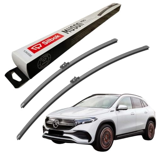 Image of Silbak Windscreen Wipers, fits for MERCEDES EQA-CLASS (2020 ONWARDS) Front Wiper Blades, 650mm/480mm
