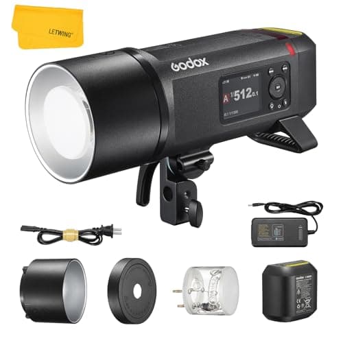 Image of Godox AD800 Pro AD800Pro Flash, GN110 800Ws All-in-one Outdoor Flash Light with Battery, One-Tap Sync with X3 X3 Pro Trigger, 1/8000s HSS 2.4G Wireless TTL Strobe Monolight