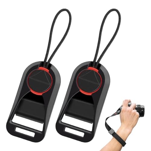 Image of Camera Strap Quick Release for Peak Design Clip Buckle, Camera Quick Release for Peak Design Anchor Adapter, Camera Strap Quick Release Attachment System Strap Adapter, Camera Strap Adapter, black