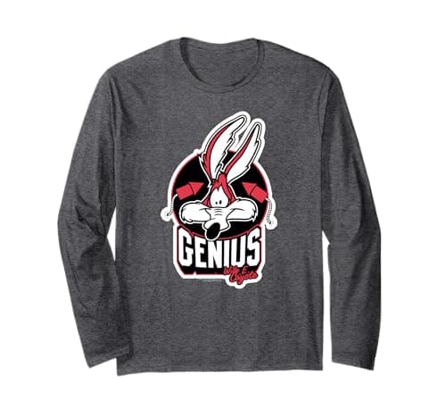 Image of Looney Tunes Genius Wile E Coyote Long Sleeve T-Shirt