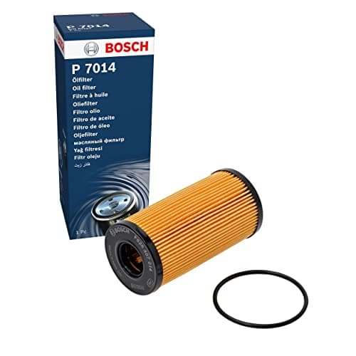 Image of Bosch P7014 Car Oil Filter - Separates Soot and Metal Particles from Engine Oil - Provides Reliable Engine Lubrication