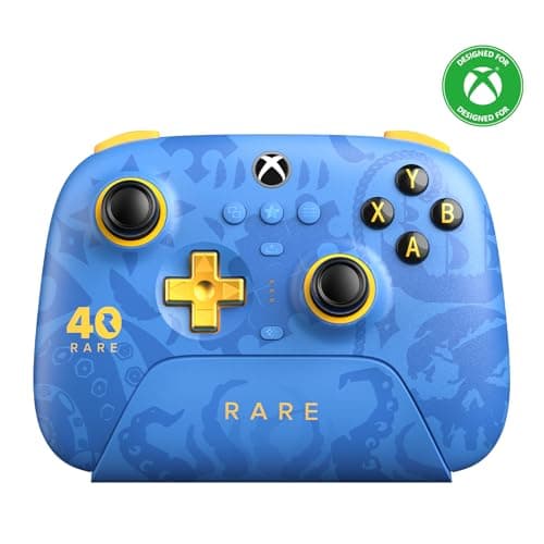 Image of 8BitDo Ultimate 3-mode Wireless Controller for Xbox, Hall Effect Joysticks, Pro Back Buttons, Compatibility with Xbox Series X|S & Xbox One, Apple, Windows PC & Android - Rare 40th Anniversary Edition