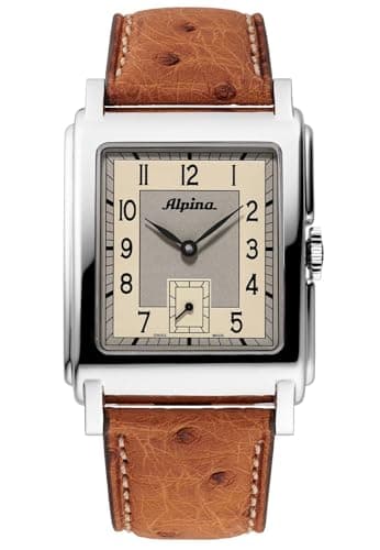 Image of Alpina Men's Analogue Automatic Watch Heritage Carrée Swiss Made