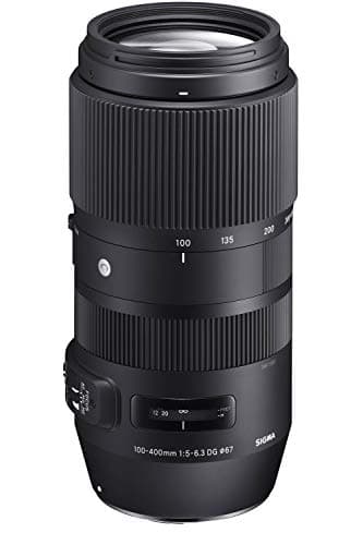 Image of Sigma 729954 100 - 400 mm F5-6.3 DG OS C Canon Fitting HSM Lens - Black