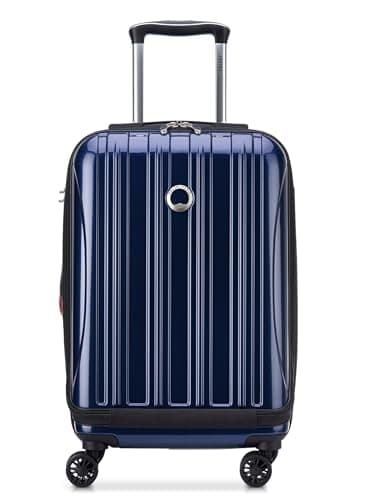 Image of DELSEY PARIS Helium Aero Hardside Expandable Luggage with Spinner Wheels, Blue Cobalt, Carry-On 19 Inch