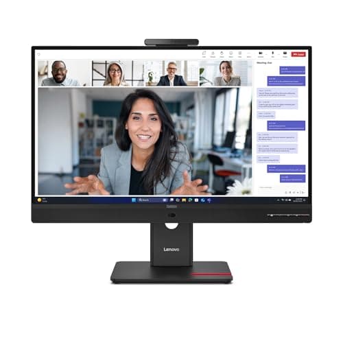 Image of Lenovo ThinkVision T24-4v LED Monitor (1920 x 1080 Full HD (1080p) @ 120Hz, IPS - 250 cd/m², 1500:1-4 ms, HDMI, VGA, DisplayPort, USB-C - Speakers - Dark Black