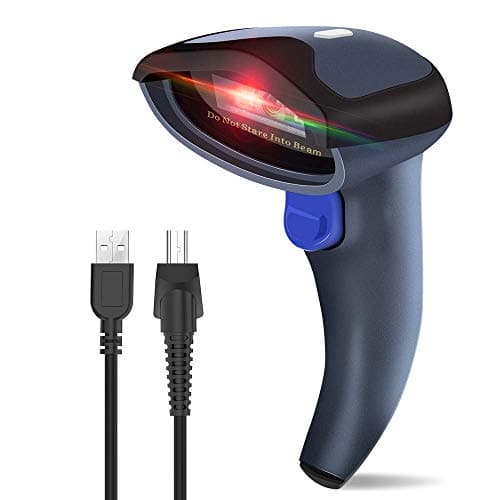 Image of NETUM Wired CCD Barcode Scanner Handheld USB 1D Bar Code Reader for Mobile Payment Computer Screen Scan for Mac Windows System
