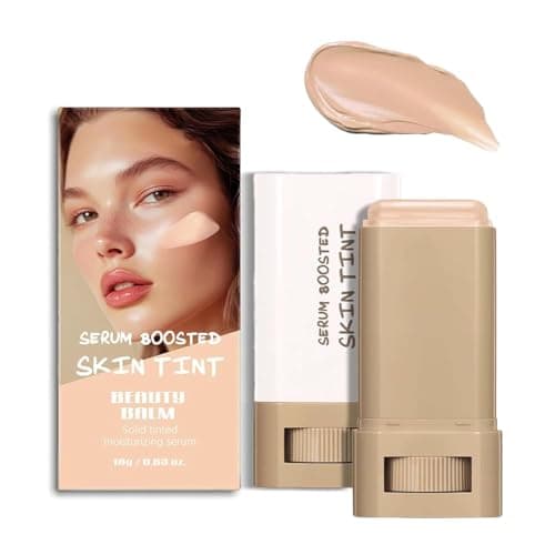 Image of Serum Boosted Skin Tint Balm, Foundation Stick Beauty Balm Serum Boosted Skin Tint, Conceale & Smooths Full Coverage Concealer for Women, Natural Finish Makeup (#04, 18g)