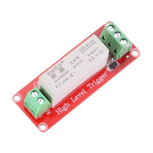 Image of sourcing map DC 3-32V 1 Channel Relay Module High Level Trigger for Electronics Industrial Home Automation