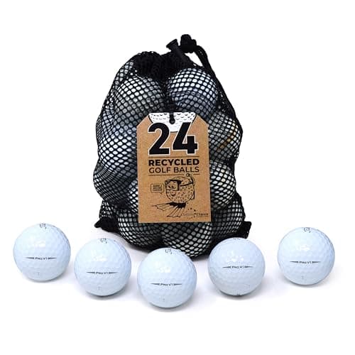 Image of Second Chance Recycled Lake Golf Balls, 24 Grade B For Titleist Pro V1 - Lake Balls From Practice & Social Games, Used Golf Balls, Ideal From Practice and Play