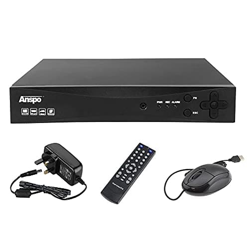Image of ANSPO 4 Channel CCTV DVR Recorder 4CH H.265 1080P HD VGA HDMI BNC With 2TB Hard Drive (4 CH - 2TB)