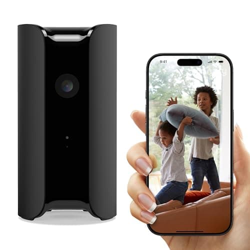 Image of Canary Pro Indoor Home Security Camera HD WiFi IP | 24/7 Watch Live Video, Siren, Climate Monitor, Motion Alerts, Two-Way Talk, Night Vision, 10x Zoom