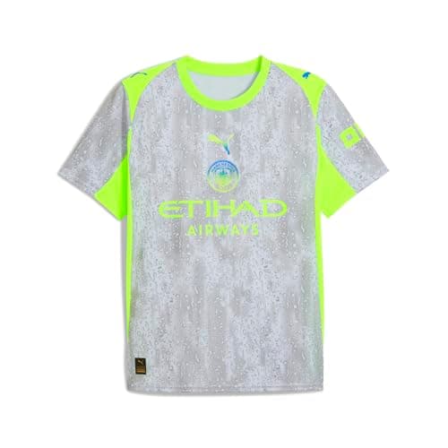 Image of Puma Manchester City FC Men's 3rd Jersey 25/26, Blue (Cool Weather x Pro Green), s
