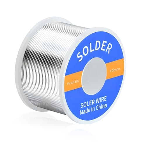 Image of GALAMAX 1.0mm 100g Solder Wire, Soldring Flux Rosin Core Solder Wire, Low Melt Solder Tin Wire for Electrical Soldering Electronic Components Repair and DIY