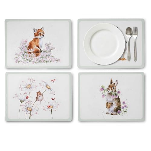 Image of Wrendale Designs Wildflowers Placemats Set of 4