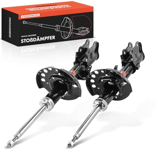 Image of Frankberg 2x Shock Absorber Strut Front Left Right 552mm Gas pressure Compatible with Soul AM 1.6 CVVT 1.6 GDi 1.6 CRDi 128 1.6 CRDi 2009-2014 Replace# 546502K200
