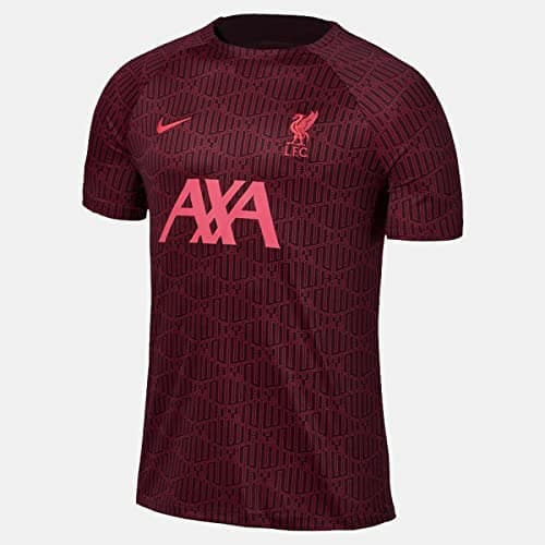 Image of Liverpool F.C. Men's 2022/23 Season Official Jersey, Tough Red/Burgundy Crush/Siren Red, XXL UK