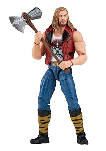 Image of Marvel Hasbro Legends Thor: Love and Thunder Ravager Thor Action Figure 15-cm Collectible Toy, 1 Accessory, 1 Build-A-Figure Part, Multicolor (F1408)