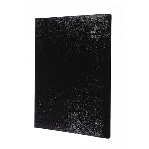 Image of Collins Leadership 2025 Diary for Professionals - A4 Week to View Business Planner (Appointments) - Graphite - (CP6740.99-25) - Premium Professional Appointments Planner with Leathergrain Cover
