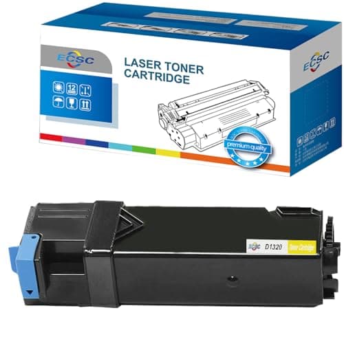 Image of ECSC Compatible Toner Cartridge Replacement for Dell 1320 1320c 1320cn 1320dn 593-10264 (Yellow)